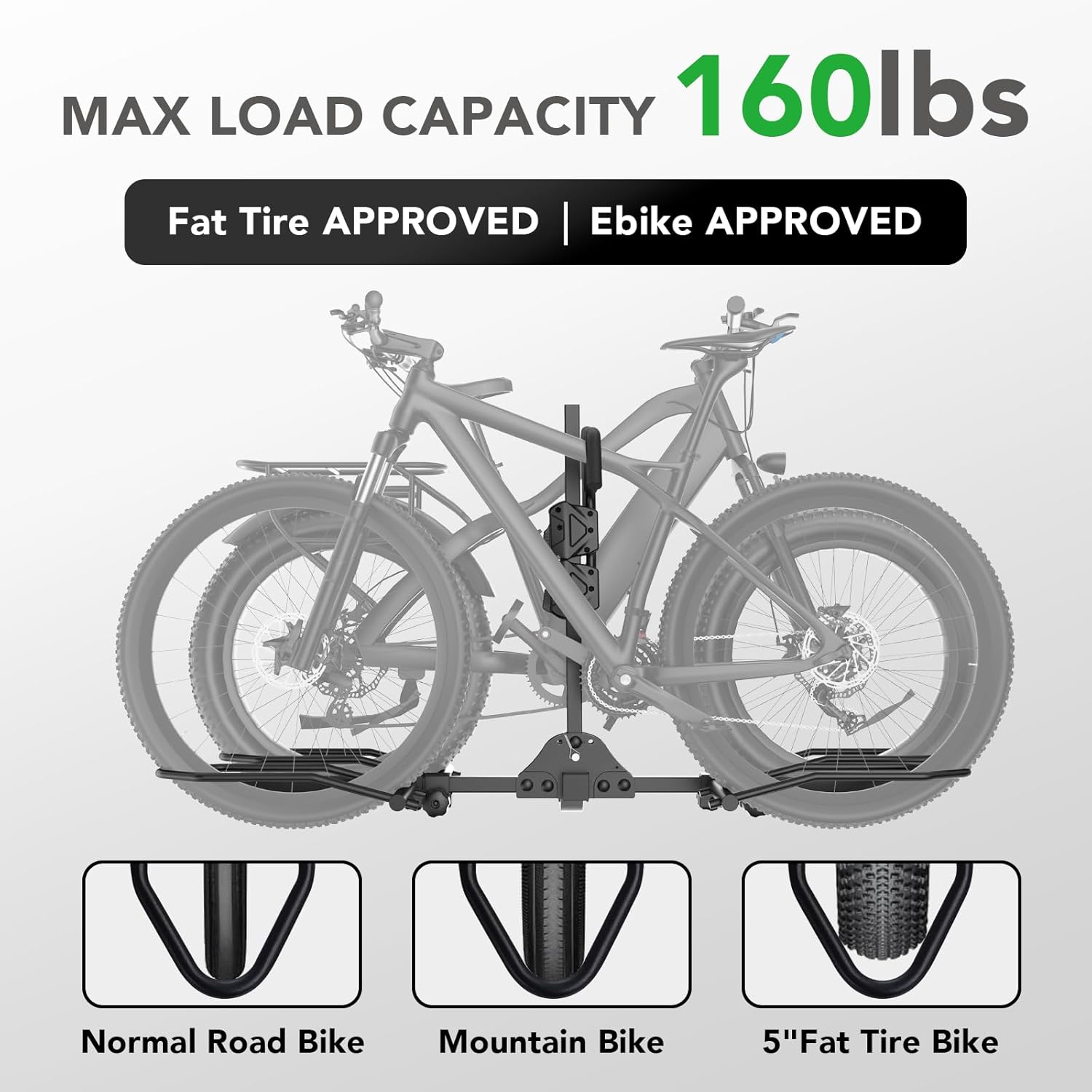 Robust Hitch Mount 2-Bike Rack - Hình 2
