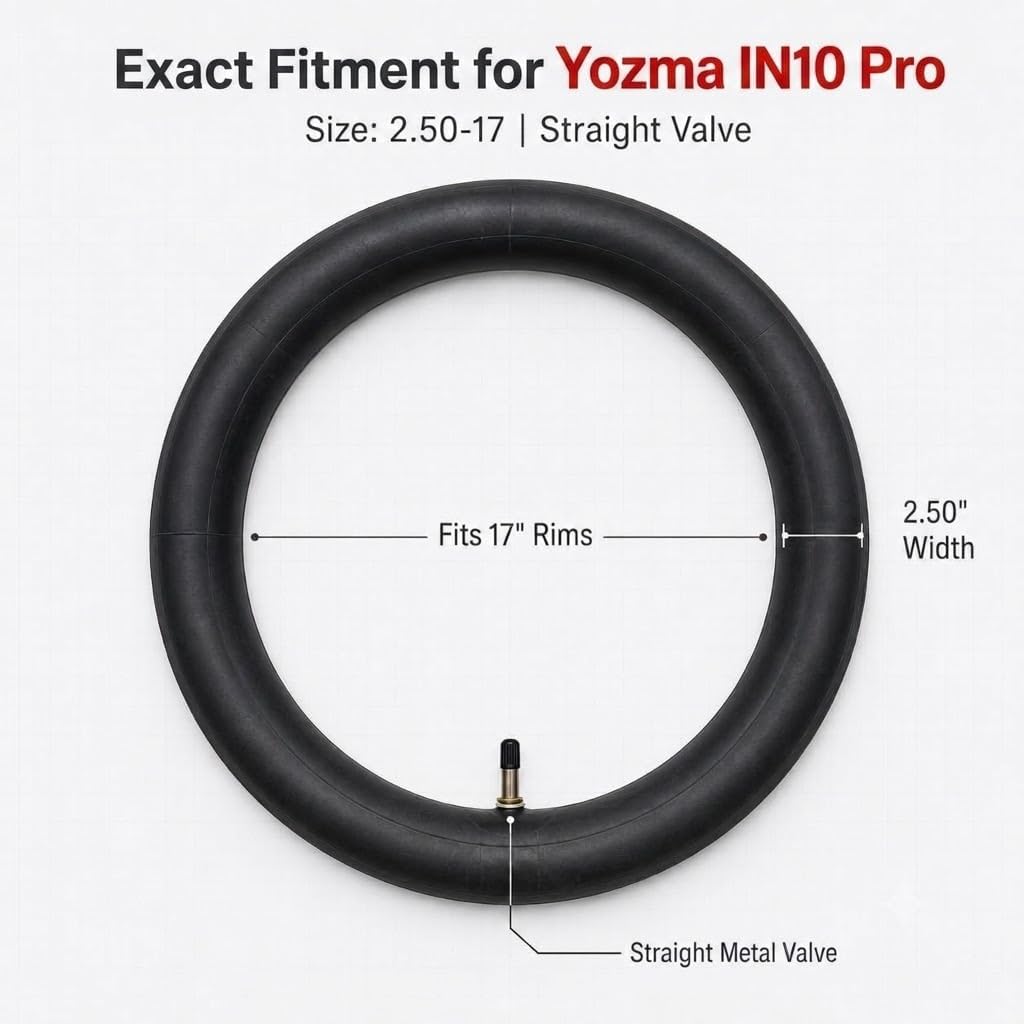 Yozma IN10 Pro 2.50-17 Inner Tube - Hình 2