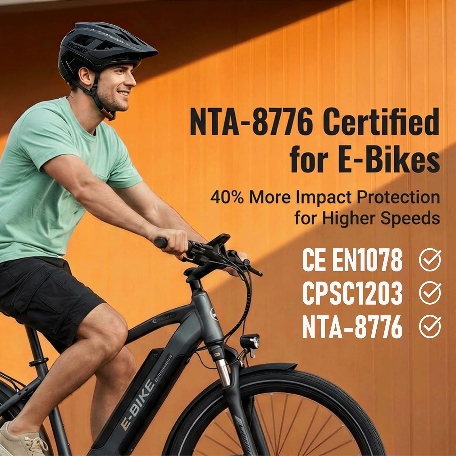 KINGBIKE Rampage E-Bike Helmet - Hình 2
