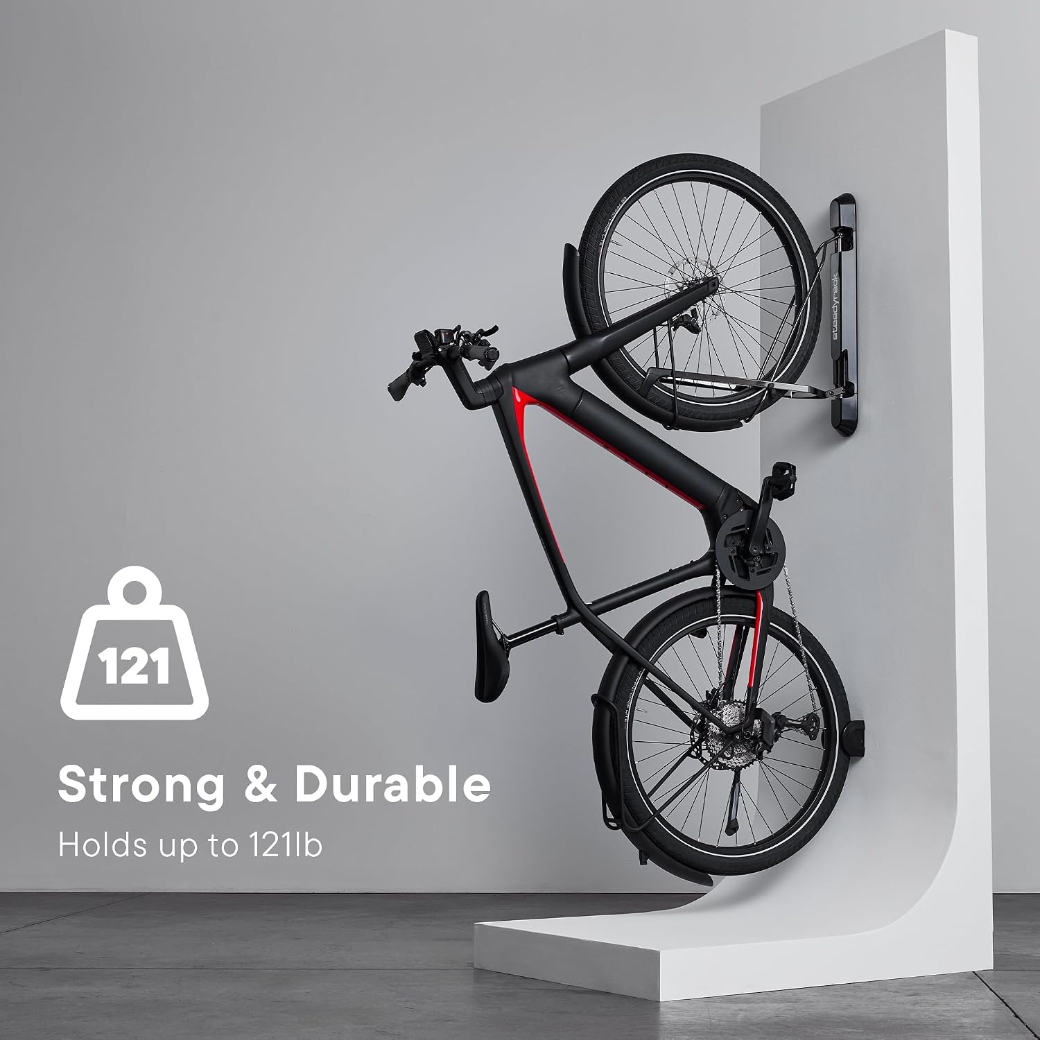 Steadyrack ProFlex Narrow Wall-Mounted Bike Rack for Road & eBikes