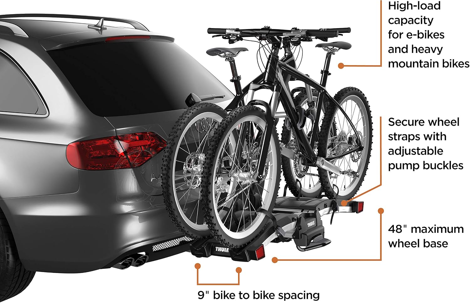 Thule T2 Pro XT 2-Bike Hitch Rack - Hình 2