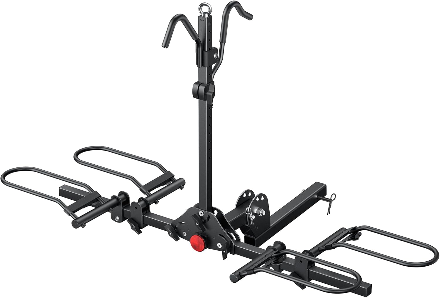YOUNG Heavy-Duty 2-Bike Hitch Rack for E-Bikes & Fat Bikes